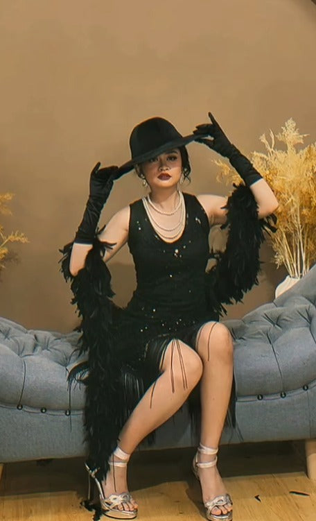 1920s Female Flapper (Black) N01
