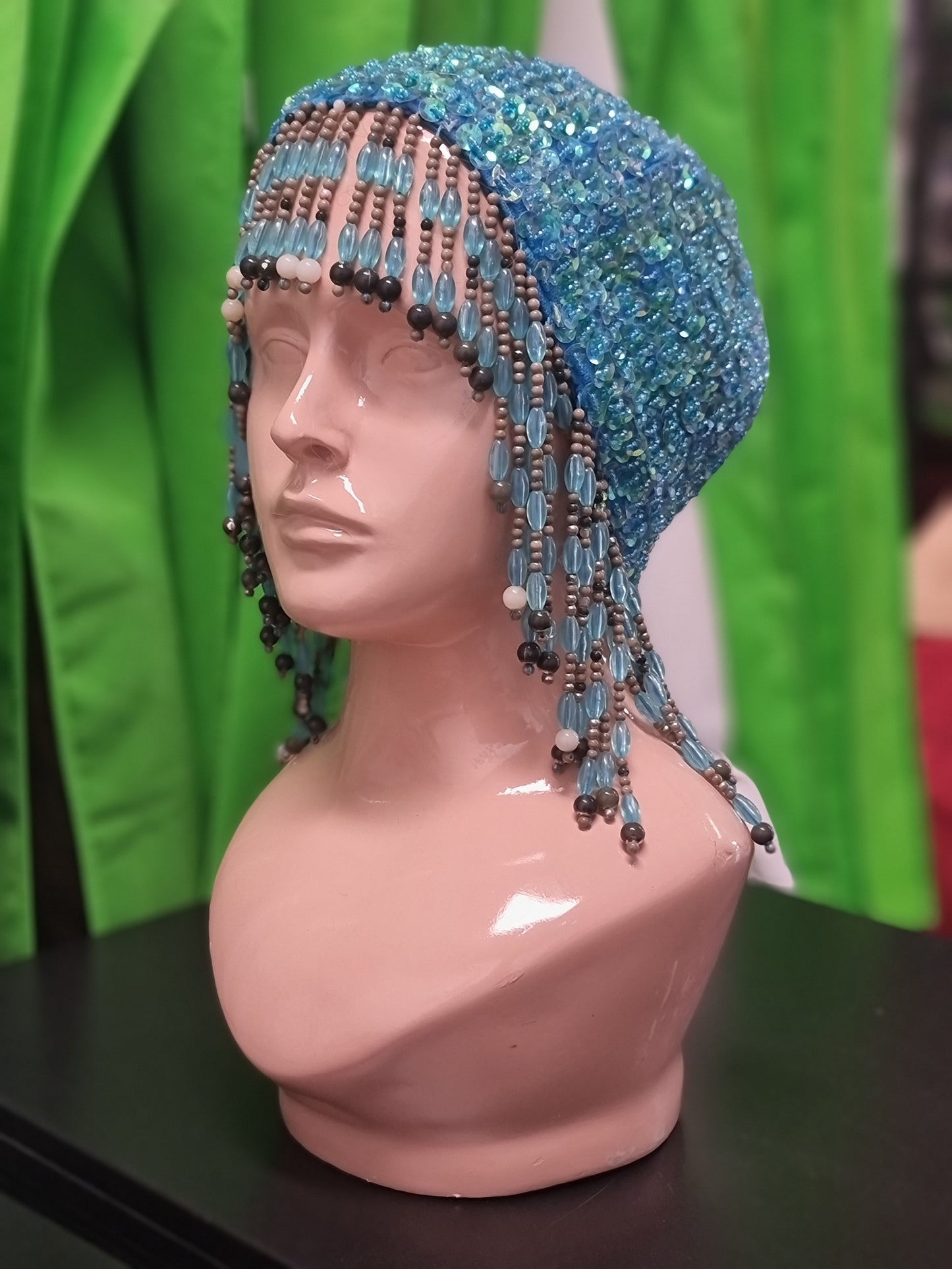 Beaded Head Cap A01