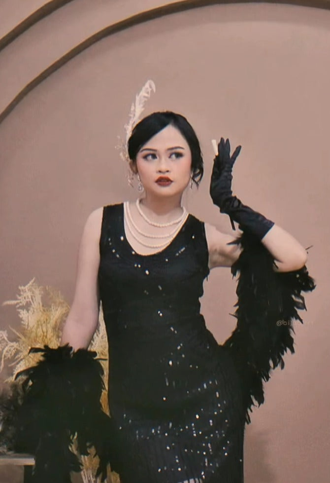 1920s Female Flapper (Black) N01