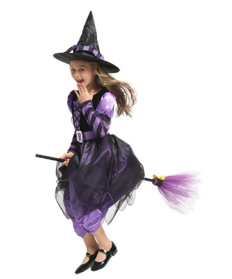 Kids Witch Purple K01