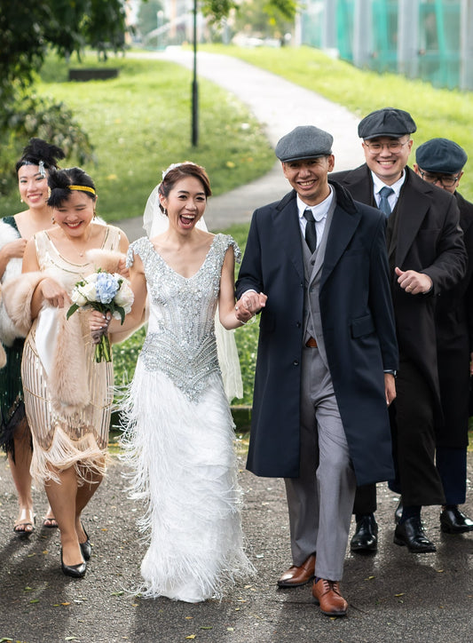 Gaun Pengantin Wanita 1920-an D01