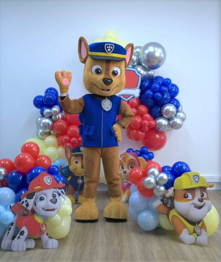 Rangkaian Balon Bertema & Maskot Anjing Polisi